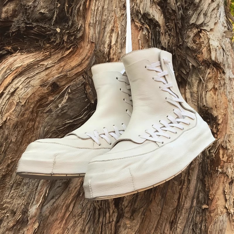 Crossfit Male - Bottines Vintage à semelle épaisse pour