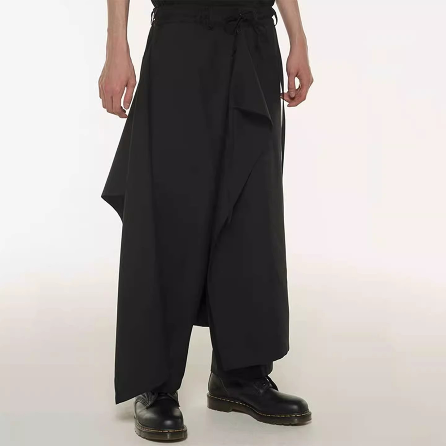 Crossfit Male - Pantalon décontracté noir à taille élastique