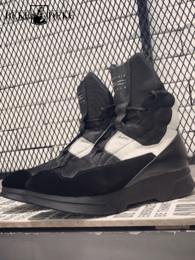Crossfit Male - Bottines en cuir véritable de Style