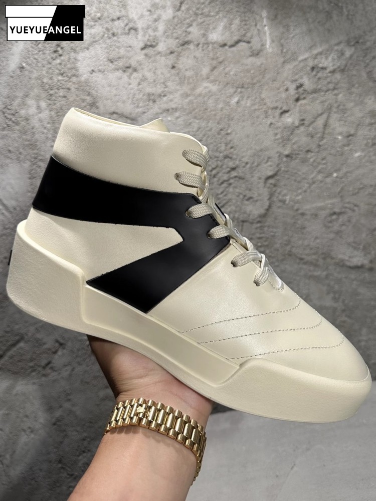 Crossfit Male - Bottines à lacets en cuir de